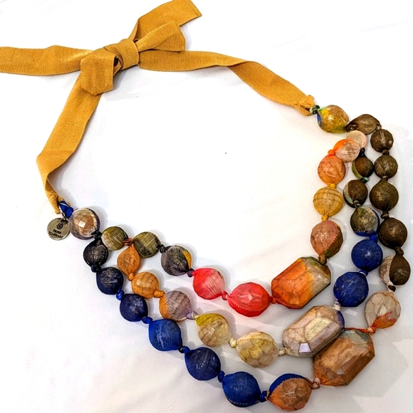 Silvia Tcherassi Paris Couture Runway Modern Art Necklace Avant Garde - Picture 7 of 16